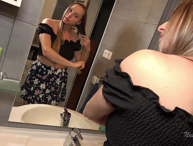 Im Badezimmer genagelt